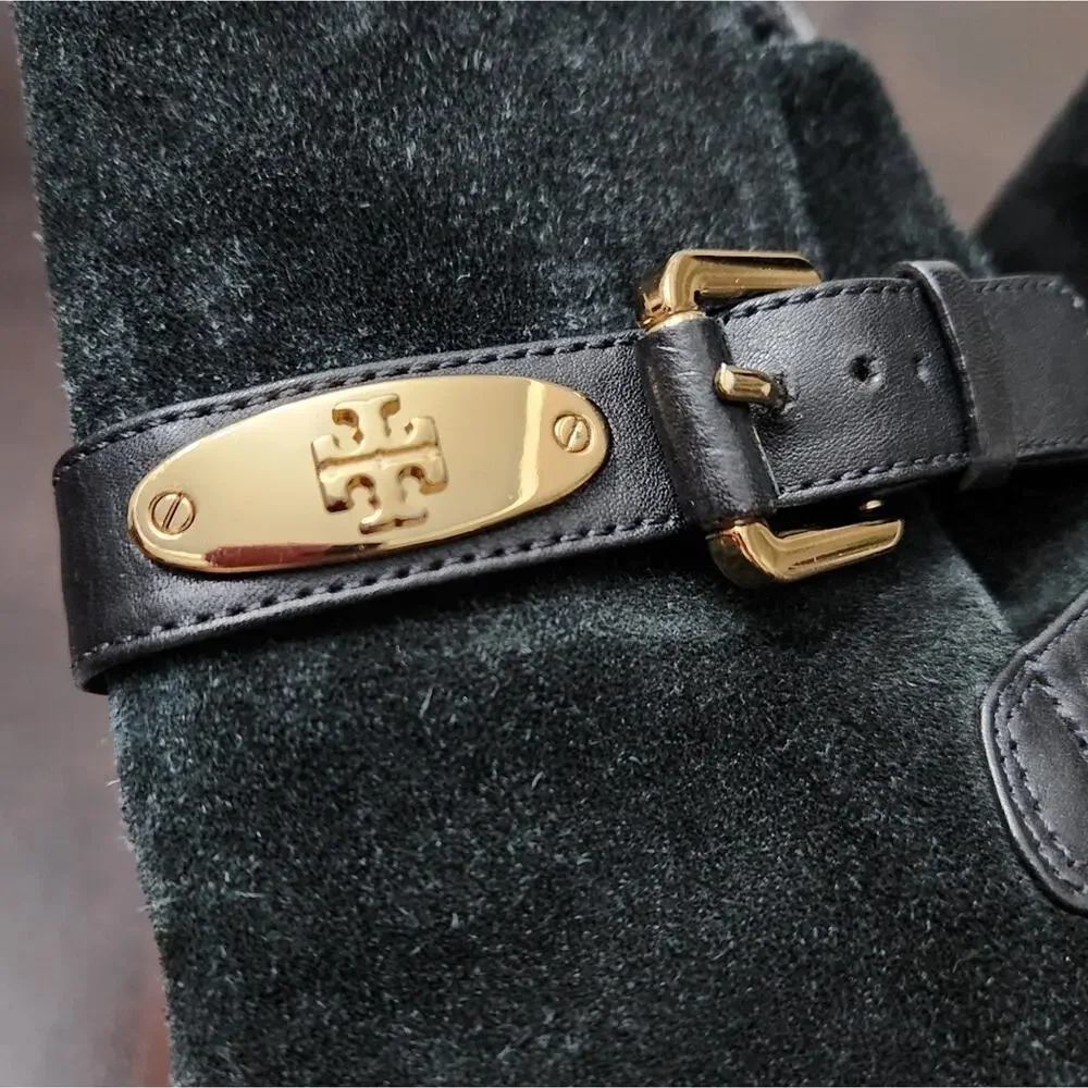 Tory Burch Robynne Suede Leather Boots